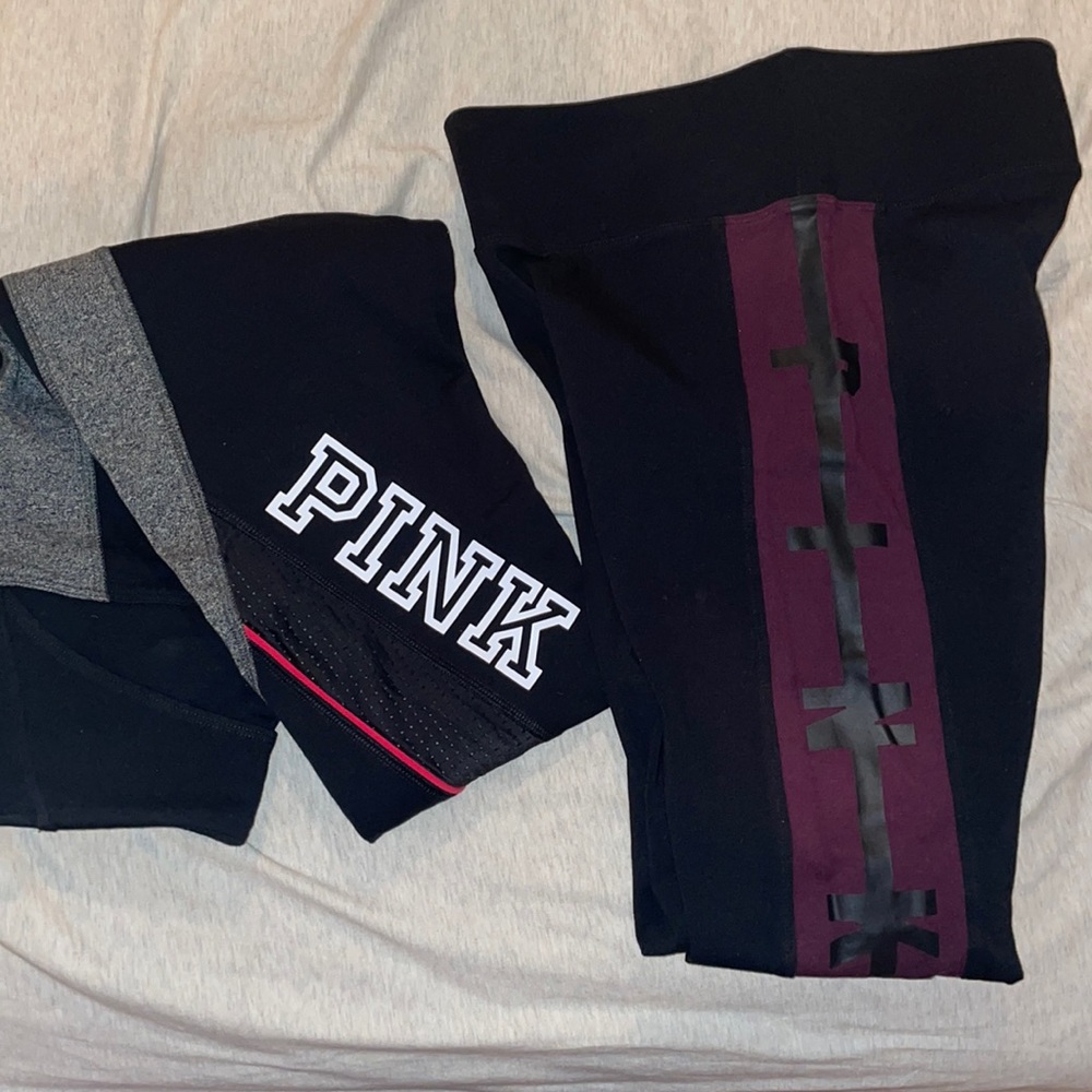 Two pairs of Victoria Secret Sports Leggings